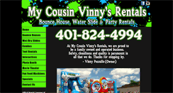 Desktop Screenshot of mycousinvinnysrentals.com